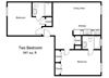 2 Bedroom Floor Plan
